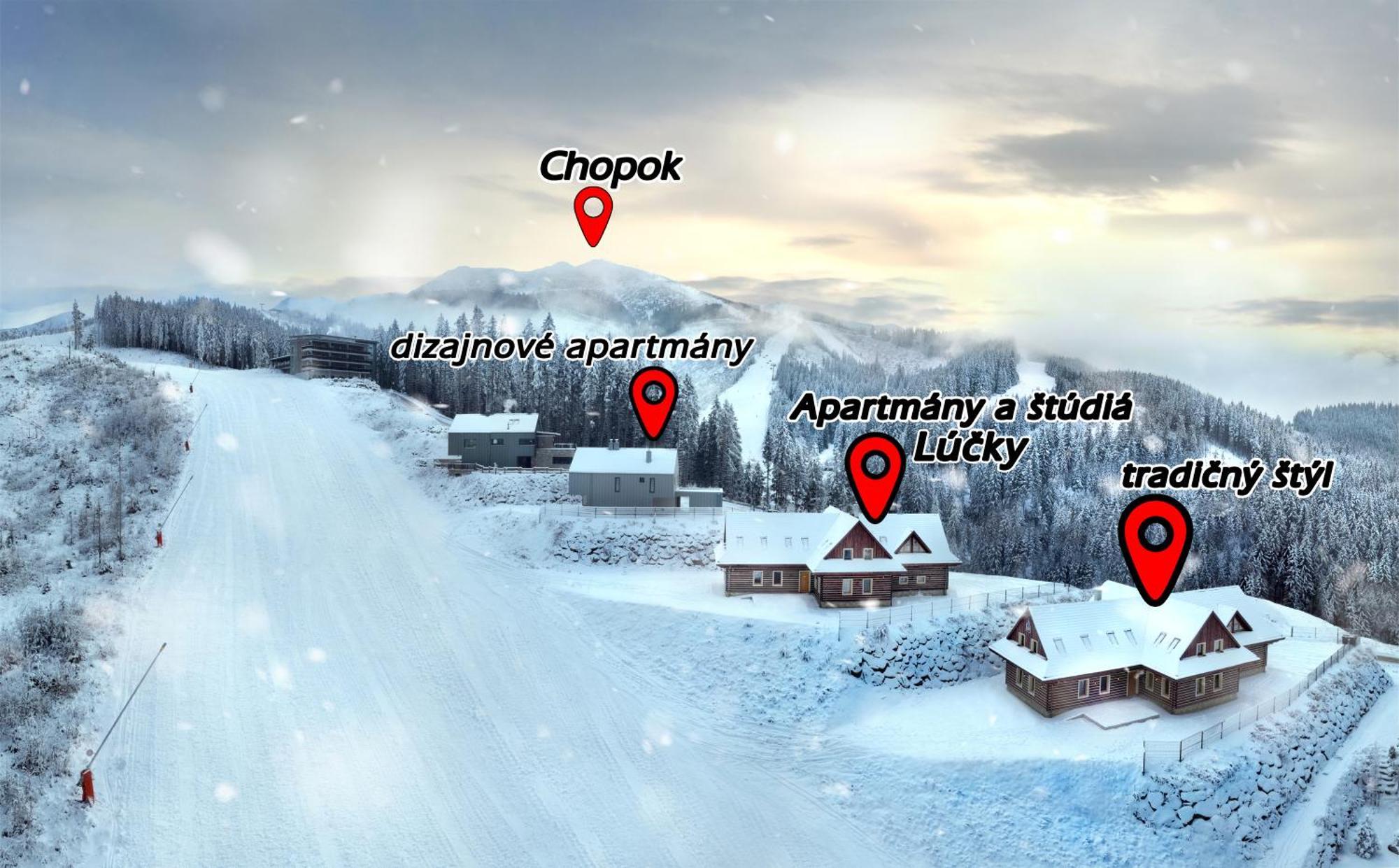 Apartmany A Studia Lucky, Ski-In Ski-Out ,Chopok Jasna, Demaenovska Dolina Eksteriør bilde
